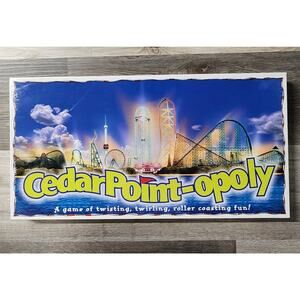 SEALED NEW IN BOX! CedarPoint-opoly Board Game Cedar Point Monopoly